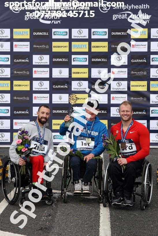 Wheelchair Great North Run, 2017 Simplyhealth Great North Run. Photo: David T. Hewitson/Sports for All Pics